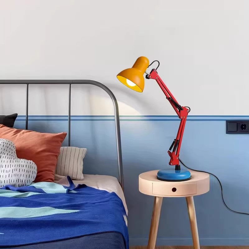 Half Circle Iron Table Lamp 1-Light for Study-Lighting > Table Lamps-casanuva-casanuva