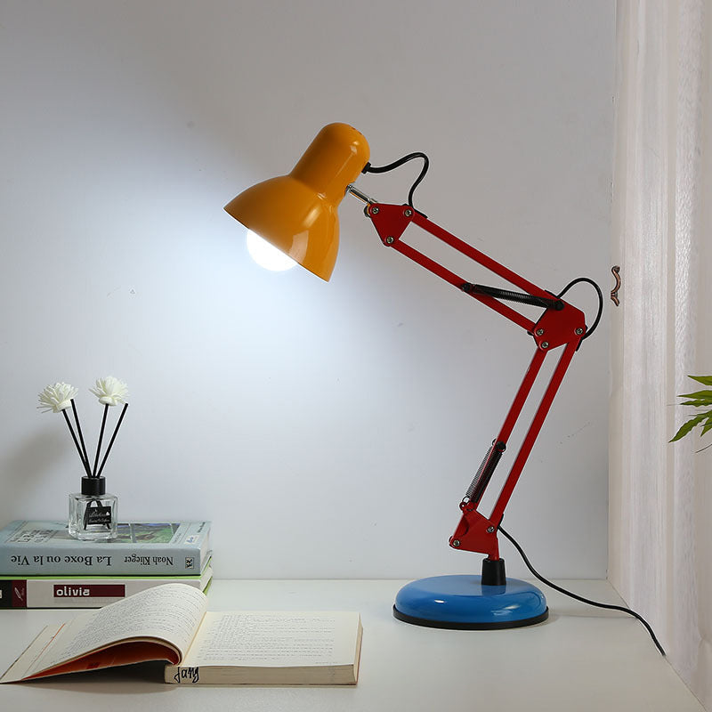 Half Circle Iron Table Lamp 1-Light for Study-Lighting > Table Lamps-casanuva-casanuva