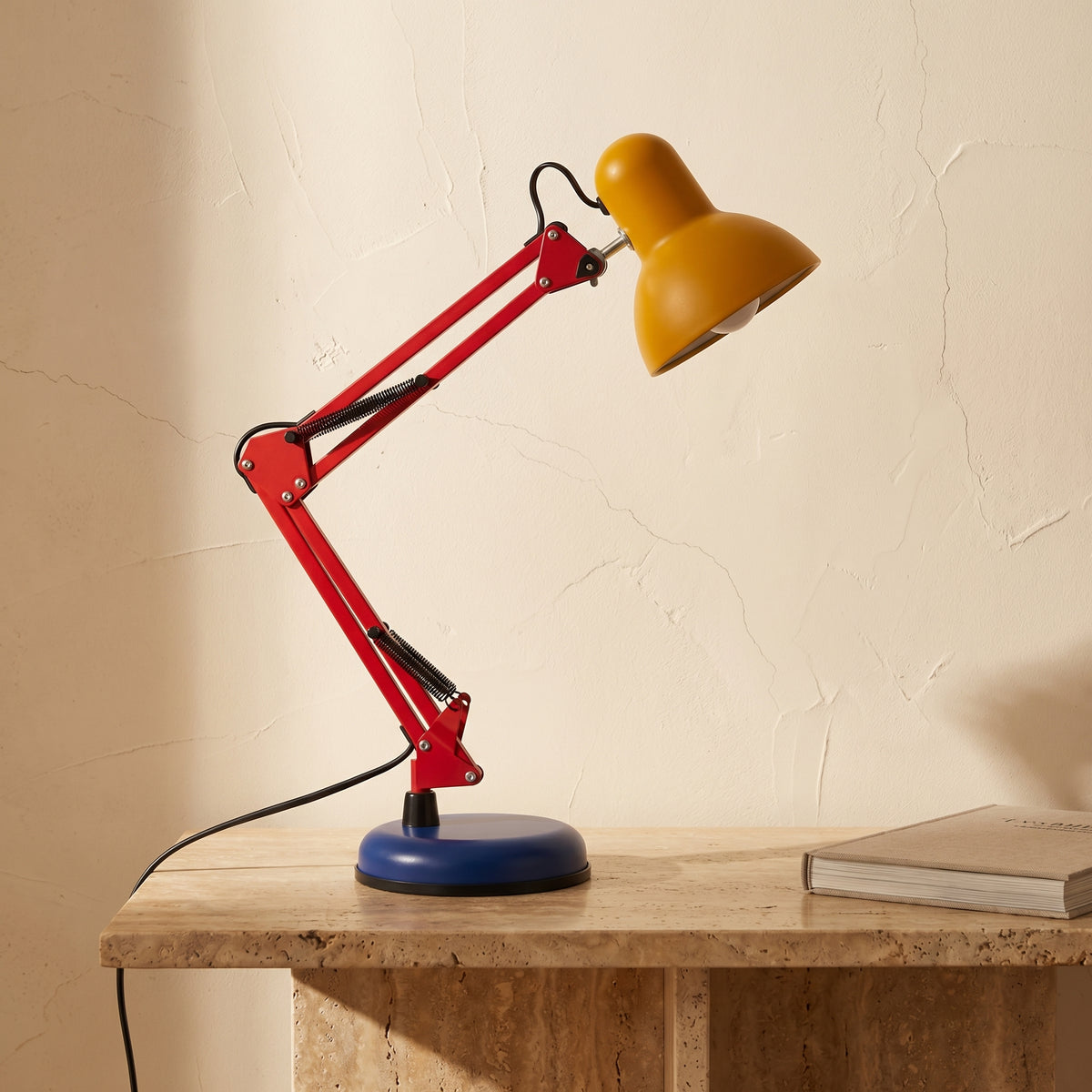 Half Circle Iron Table Lamp 1-Light for Study-Lighting > Table Lamps-casanuva-casanuva