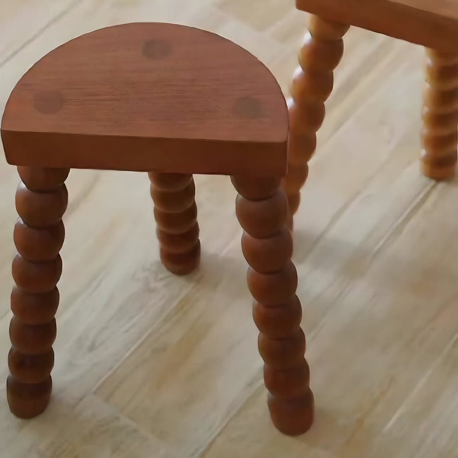 Half Moon Mini Table with Bubble Design-Furniture > Side Tables-casanuva-casanuva