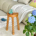 Half Moon Mini Table with Bubble Design-Furniture > Side Tables-casanuva-casanuva