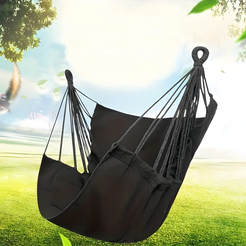 Hammock Comfortable Durable Polyester Cotton Supports Up to 150 kg-Home Decor > Decorative Accessories-casanuva-casanuva
