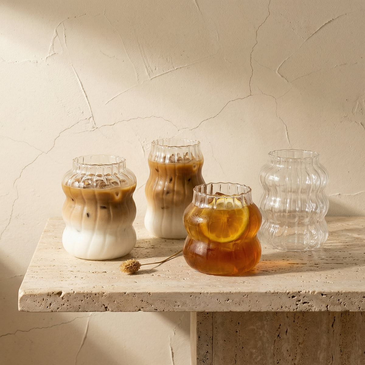 Hand-Blown Glasses Set for Stylish Table Setting-Kitchen & Dining > Tableware-casanuva-casanuva