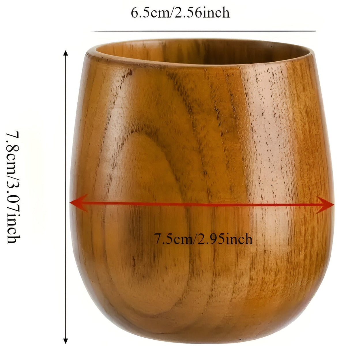 Handcrafted Wooden Tea Cup-Kitchen & Dining > Tableware-casanuva-casanuva