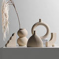 Handmade Ceramic Vase and Candle Holders Set-Home Decor > Candle Holders-casanuva-casanuva