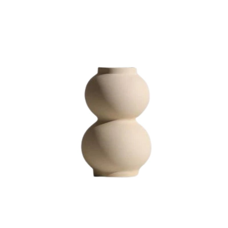 Handmade Ceramic Vase and Candle Holders Set-Home Decor > Candle Holders-casanuva-Double Vase-casanuva
