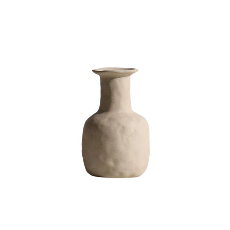 Handmade Ceramic Vase and Candle Holders Set-Home Decor > Candle Holders-casanuva-Speckled Vase-casanuva