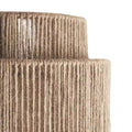 Handwoven Rattan Bamboo Wall Light Fixture-Lighting > Wall Lights-casanuva-casanuva