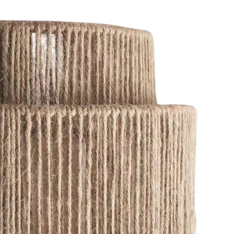 Handwoven Rattan Bamboo Wall Light Fixture-Lighting > Wall Lights-casanuva-casanuva