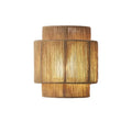 Handwoven Rattan Bamboo Wall Light Fixture-Lighting > Wall Lights-casanuva-casanuva