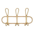 Handwoven Rattan Wall Hooks Set of Three for Stylish Organization-Bedding & Bath > Bathroom Accessories-casanuva-casanuva