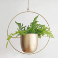 Hanging Planters Modern Luxury Pots-Home Decor > Decorative Accessories-casanuva-Gold-Circle-casanuva
