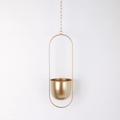 Hanging Planters Modern Luxury Pots-Home Decor > Decorative Accessories-casanuva-Gold-Oval-casanuva