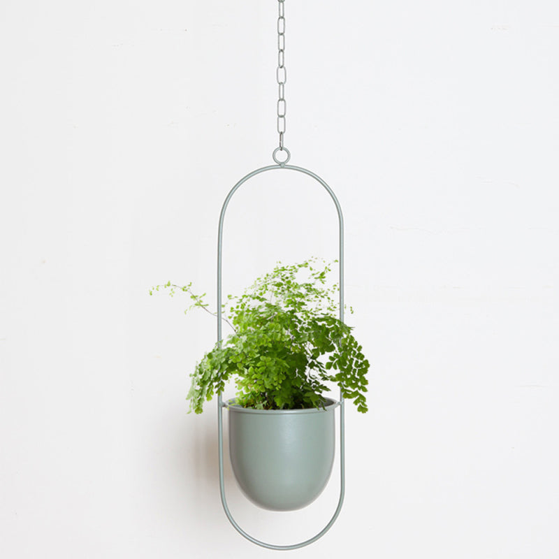 Hanging Planters Modern Luxury Pots-Home Decor > Decorative Accessories-casanuva-Green-Oval-casanuva