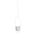 Hanging Planters Modern Luxury Pots-Home Decor > Decorative Accessories-casanuva-Light Gray-Oval-casanuva