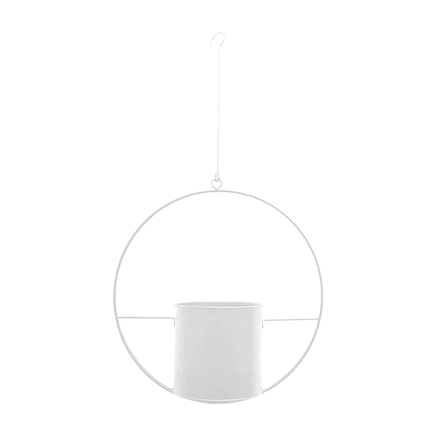 Hanging Planters Modern Luxury Pots-Home Decor > Decorative Accessories-casanuva-White-Circle-casanuva