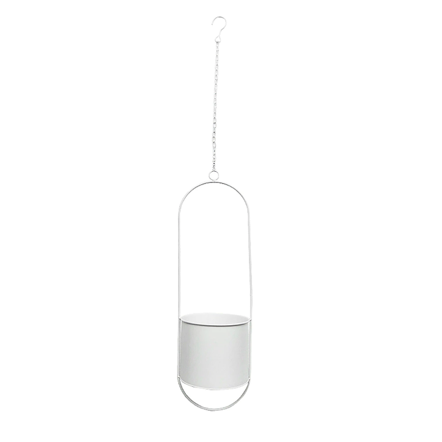 Hanging Planters Modern Luxury Pots-Home Decor > Decorative Accessories-casanuva-White-Oval-casanuva