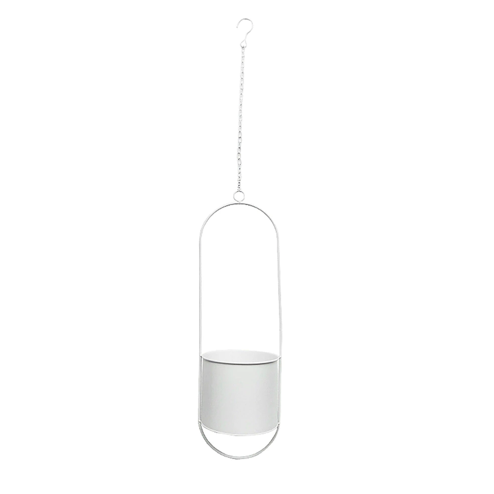Hanging Planters Modern Luxury Pots-Home Decor > Decorative Accessories-casanuva-White-Oval-casanuva