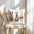 Hemp Bunny Cushion Cover-Covers & Textiles > Cushion Covers-casanuva-casanuva