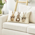 Hemp Bunny Cushion Cover-Covers & Textiles > Cushion Covers-casanuva-casanuva