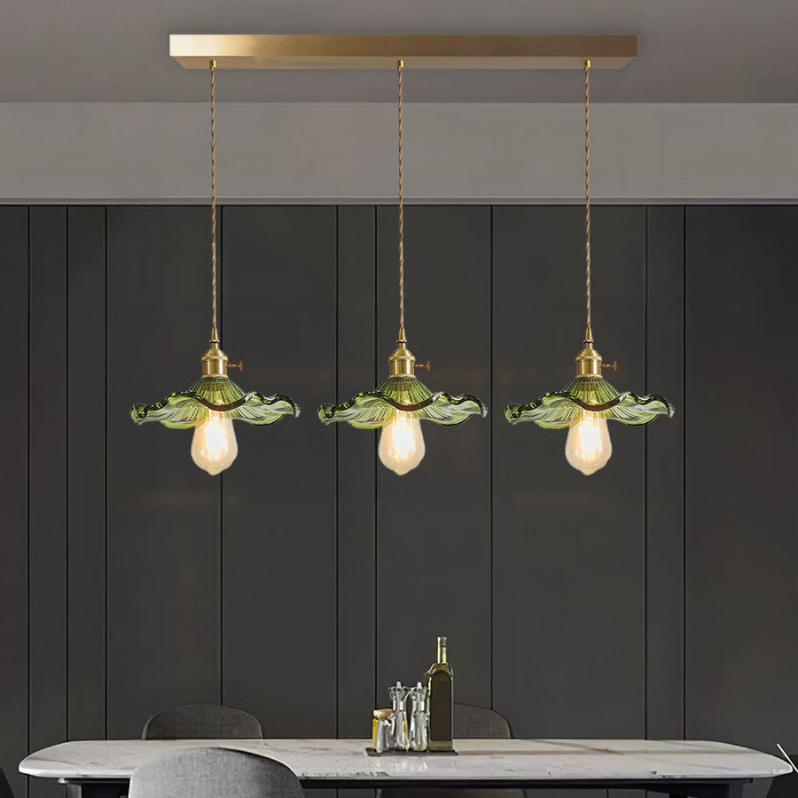 Hibiscus Flower Glass Pendant Light-Lighting > Pendant Lights-casanuva-casanuva
