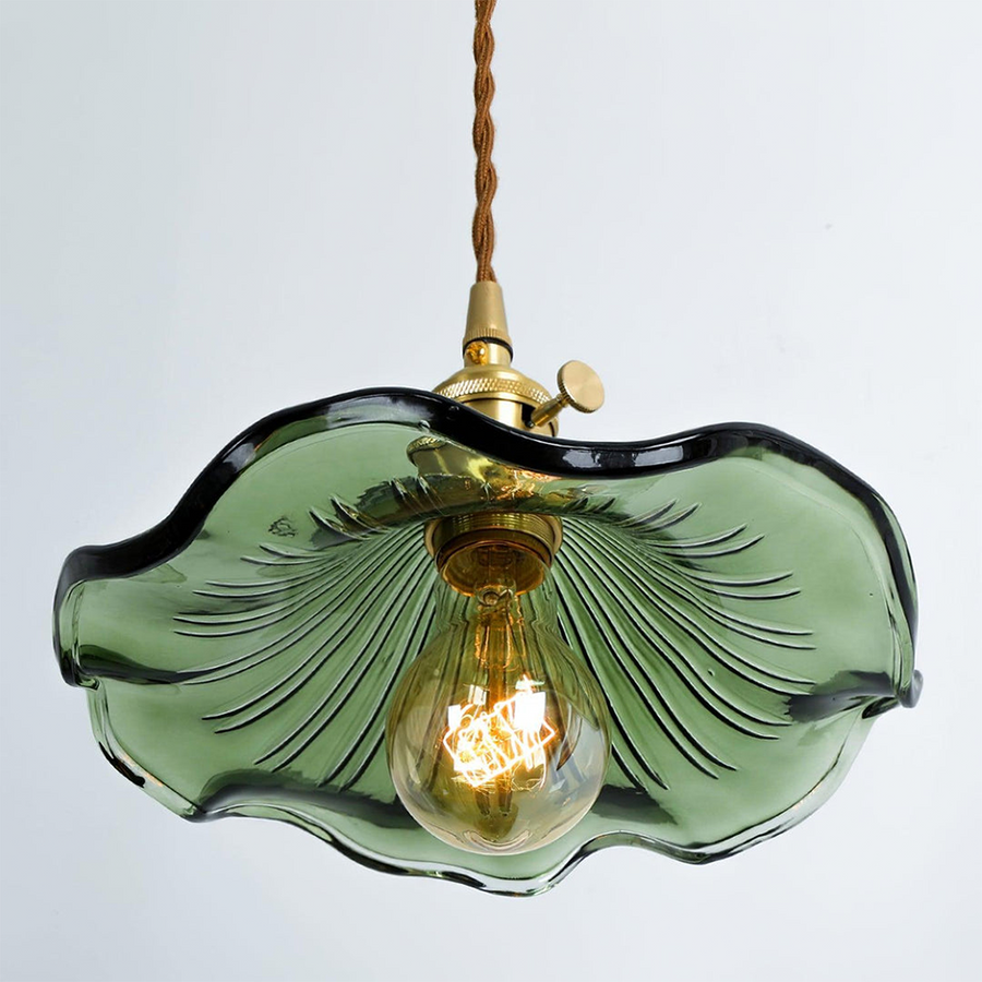 Hibiscus Flower Glass Pendant Light-Lighting > Pendant Lights-casanuva-casanuva