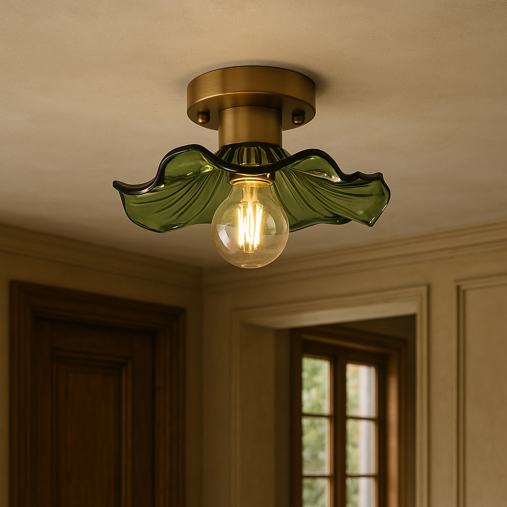 Hibiscus Pendant Light with Floral Design-Lighting > Pendant Lights-casanuva-casanuva