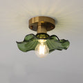 Hibiscus Pendant Light with Floral Design-Lighting > Pendant Lights-casanuva-Green-casanuva