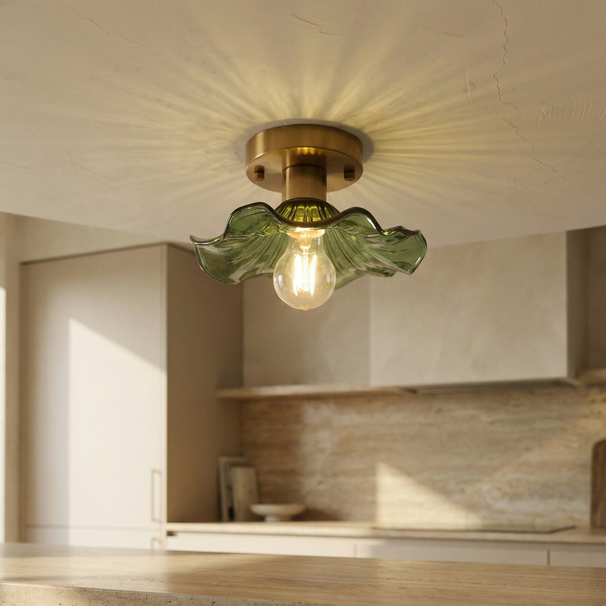Hibiscus Pendant Light with Floral Design-Lighting > Pendant Lights-casanuva-casanuva