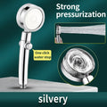 High-Pressure 360° Rotatable Shower Head with Turbo Propeller-Bedding & Bath > Bathroom Accessories-casanuva-Silver-casanuva