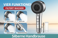 High-Pressure Hand Shower with 5 Spray Modes-Bedding & Bath > Bathroom Accessories-casanuva-casanuva