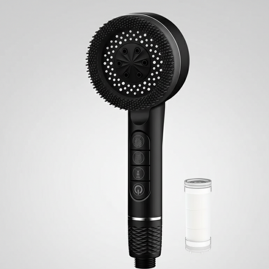 High-Pressure Hand Shower with 5 Spray Modes-Bedding & Bath > Bathroom Accessories-casanuva-casanuva