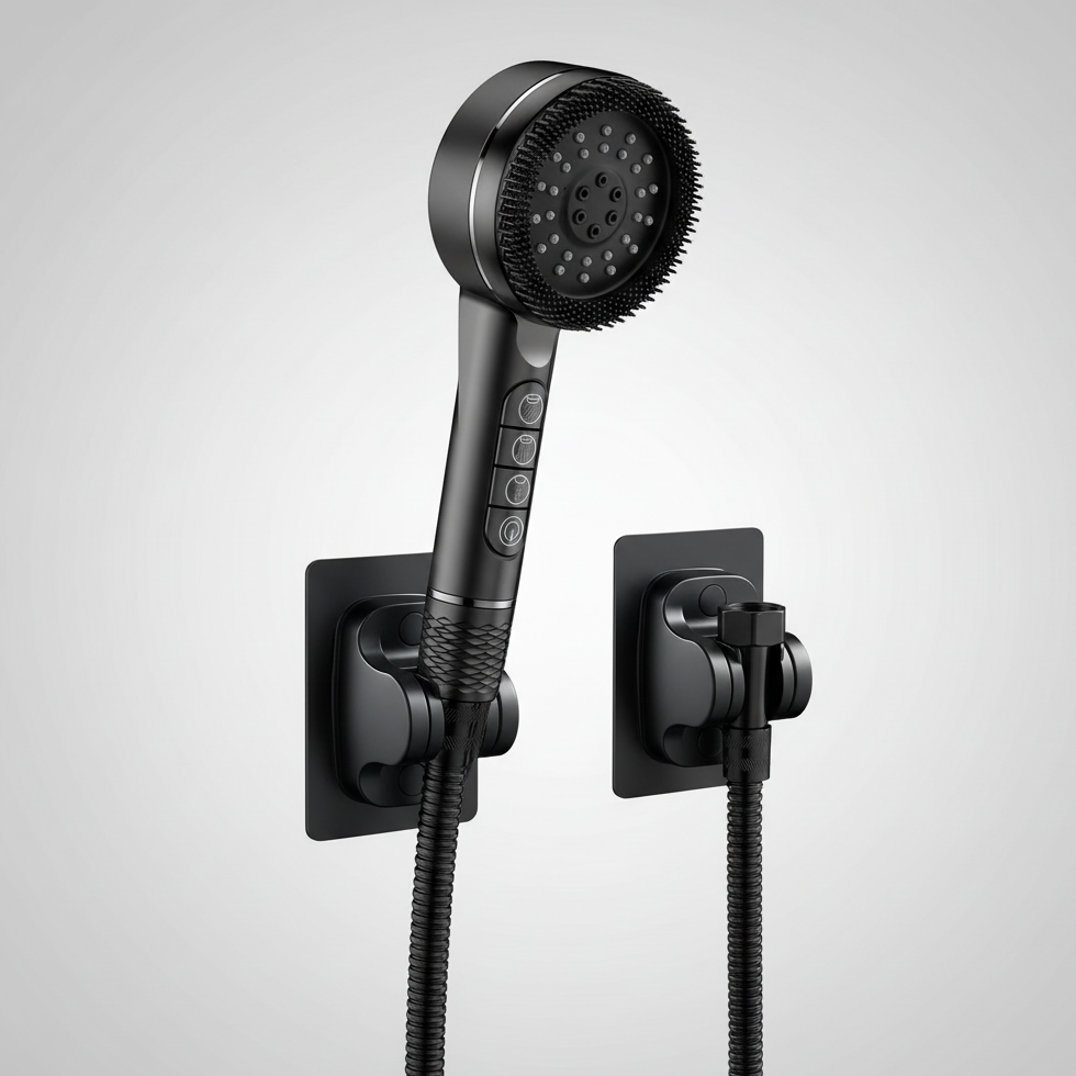 High-Pressure Hand Shower with 5 Spray Modes-Bedding & Bath > Bathroom Accessories-casanuva-casanuva