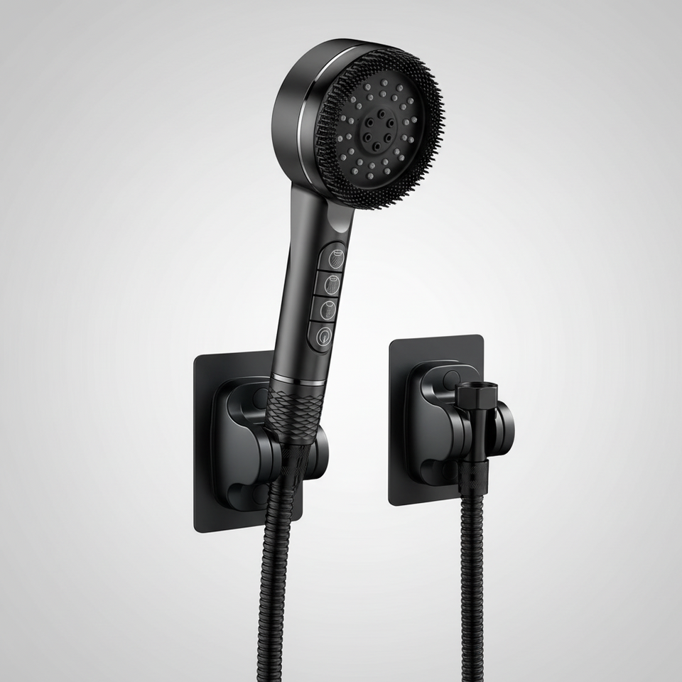 High-Pressure Hand Shower with 5 Spray Modes-Bedding & Bath > Bathroom Accessories-casanuva-casanuva