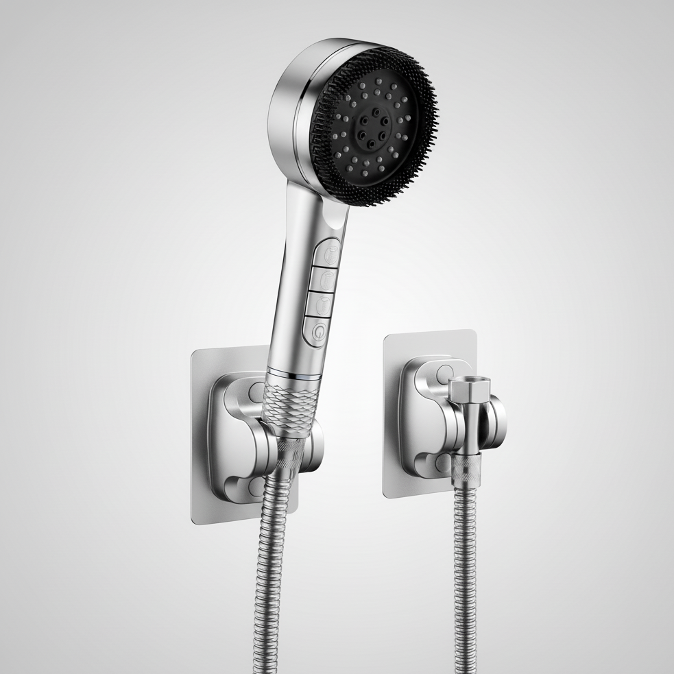 High-Pressure Hand Shower with 5 Spray Modes-Bedding & Bath > Bathroom Accessories-casanuva-casanuva