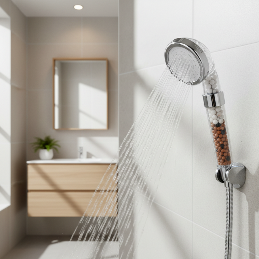 High-Pressure Shower Head with Anion Filter and 3 Functions-Bedding & Bath > Bathroom Accessories-casanuva-casanuva