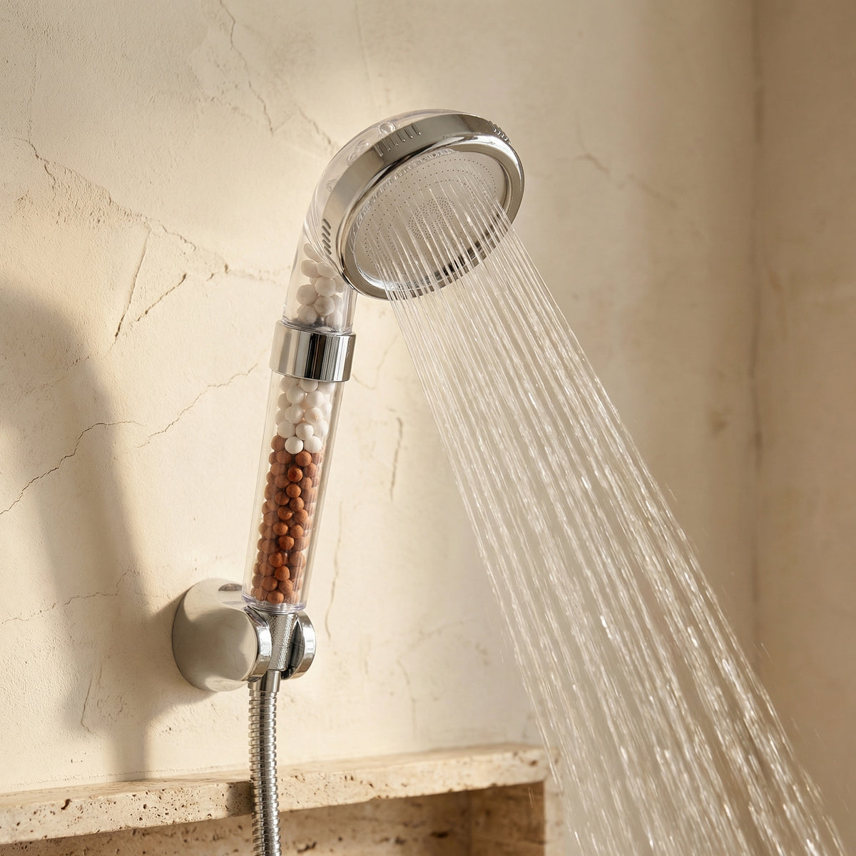 High-Pressure Shower Head with Anion Filter and 3 Functions-Bedding & Bath > Bathroom Accessories-casanuva-casanuva
