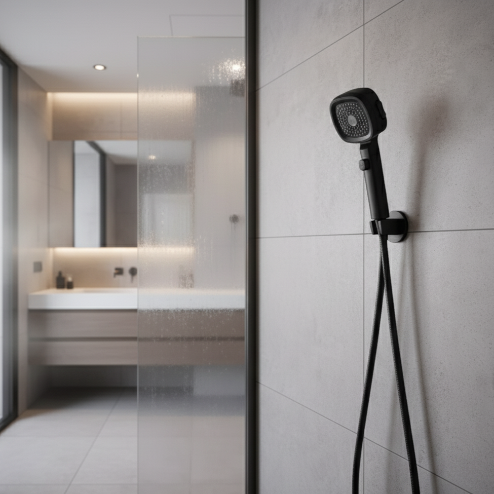 High-Pressure Showerhead with 3 Spray Modes Water-Saving ABS Material-Bedding & Bath > Bathroom Accessories-casanuva-casanuva
