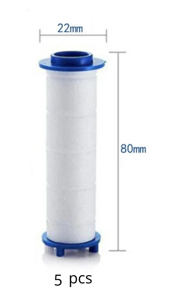 High-Pressure Showerhead with 3 Spray Modes Water-Saving ABS Material-Bedding & Bath > Bathroom Accessories-casanuva-5 pieces filter-casanuva