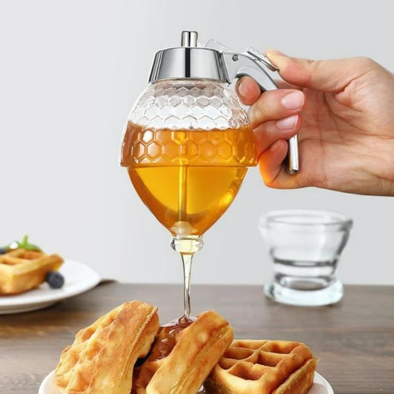 Honey Dispenser with Drip-Free Spout-Kitchen & Dining > Kitchen Accessories-casanuva-casanuva