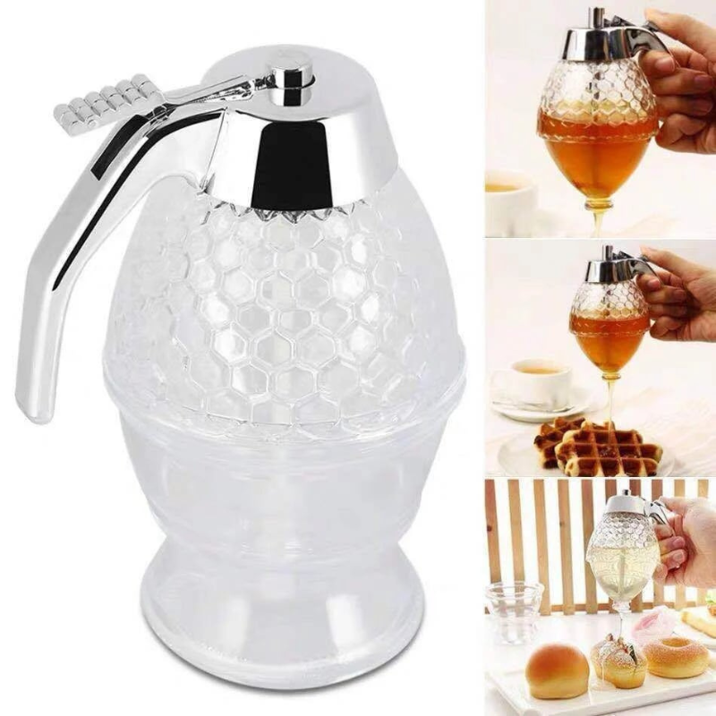 Honey Dispenser with Drip-Free Spout-Kitchen & Dining > Kitchen Accessories-casanuva-casanuva