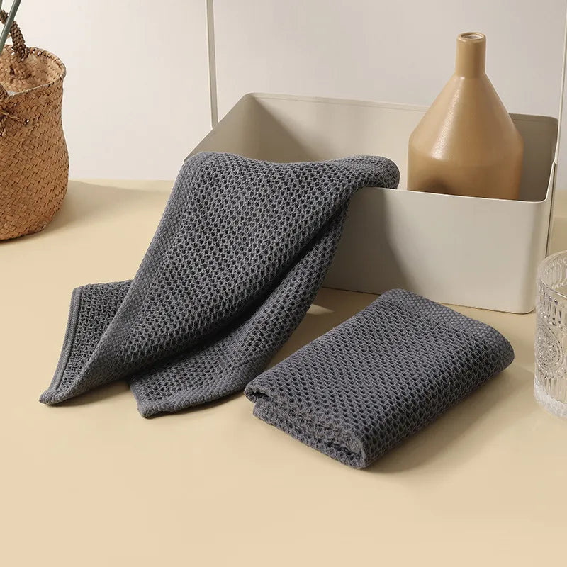 Honeycomb Towels 6-Pack Premium Absorbent Soft and Stylish-Bedding & Bath > Bath Towels-casanuva-casanuva