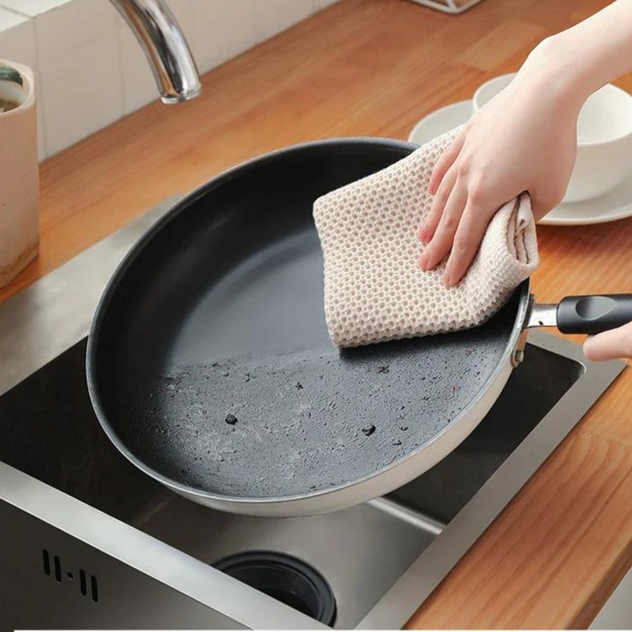 Honeycomb Towels 6-Pack Soft Absorbent Stylish Design-Bedding & Bath > Bath Towels-casanuva-casanuva