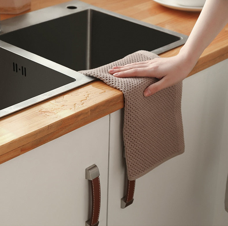 Honeycomb Towels 6-Pack Soft Absorbent Stylish Design-Bedding & Bath > Bath Towels-casanuva-casanuva