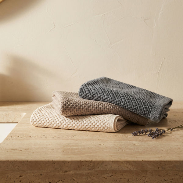 Honeycomb Towels 6-Pack Soft Absorbent Stylish Design-Bedding & Bath > Bath Towels-casanuva-casanuva