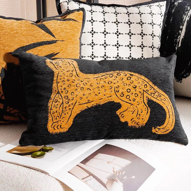 Horse Print Cushion with Luxury Embroidery and Soft Breathable Fabric-Covers & Textiles > Throw Pillows-casanuva-A - 30cm x 50cm-casanuva