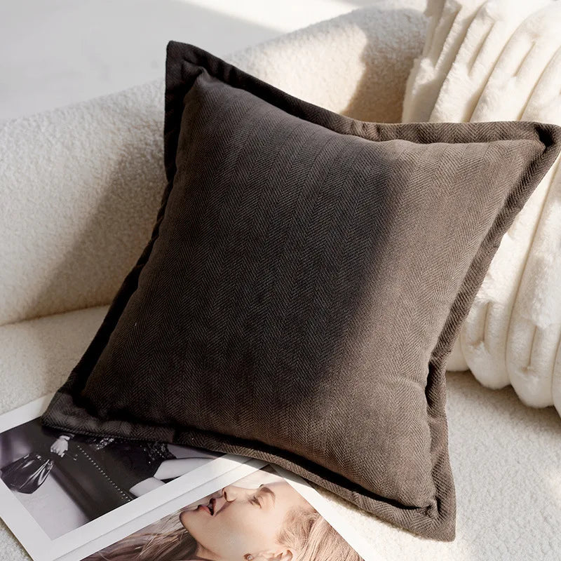 Horse Print Cushion with Luxury Embroidery and Soft Breathable Fabric-Covers & Textiles > Throw Pillows-casanuva-L - 45cm x 45cm-casanuva