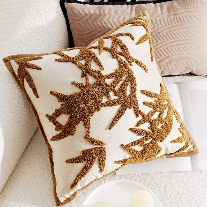 Horse Print Cushion with Luxury Embroidery and Soft Breathable Fabric-Covers & Textiles > Throw Pillows-casanuva-N - 45cm x 45cm-casanuva