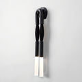 Horsehair Wall Light Fixture-Lighting > Wall Lights-casanuva-18cmx67cm-Black-casanuva