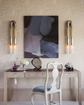 Horsehair Wall Light Fixture-Lighting > Wall Lights-casanuva-casanuva
